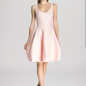 Halston Heritage pink tulip dress